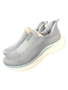 NortiV8 Womens Lightweight Slip-On Walking Shoes - Breathable Knit Upper & Cushi